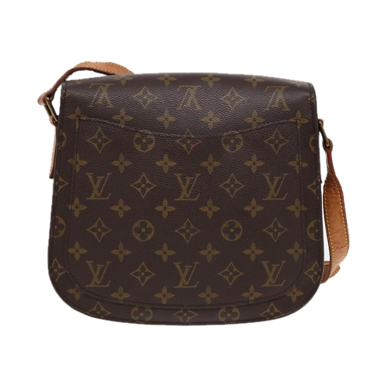LOUIS VUITTON Monogram Saint Cloud GM Shoulder Bag M51242 LV Auth 88023
