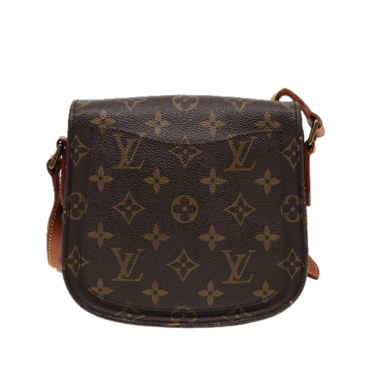 LOUIS VUITTON Monogram Saint Cloud PM Shoulder Bag M51244 LV Auth 88026