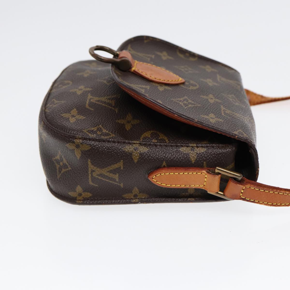 LOUIS VUITTON Monogram Saint Cloud PM Shoulder Bag M51244 LV Auth 88026