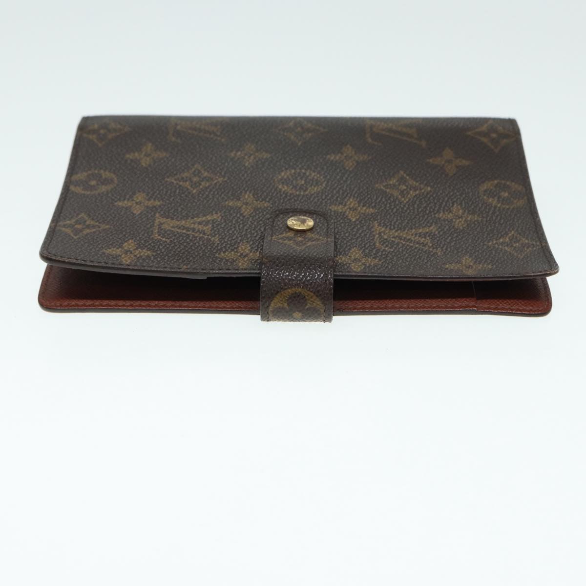 LOUIS VUITTON Monogram Agenda MM Day Planner Cover R20105 LV Auth 88035