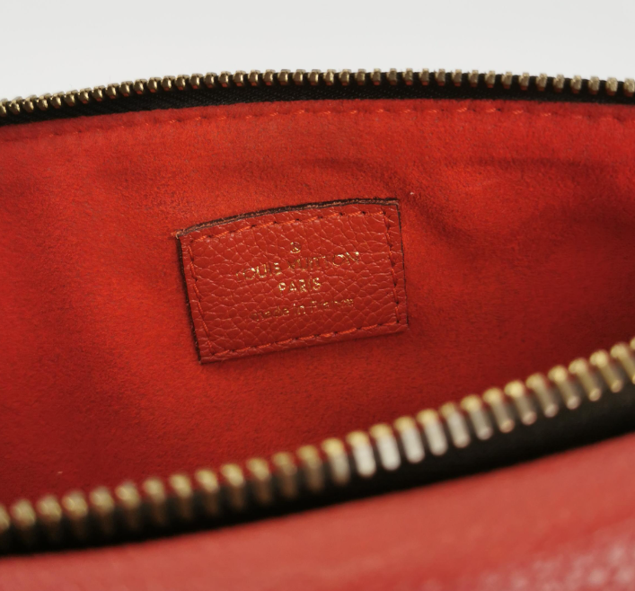 Preloved Louis Vuitton (LV) Twice Bag Red 250207781053054