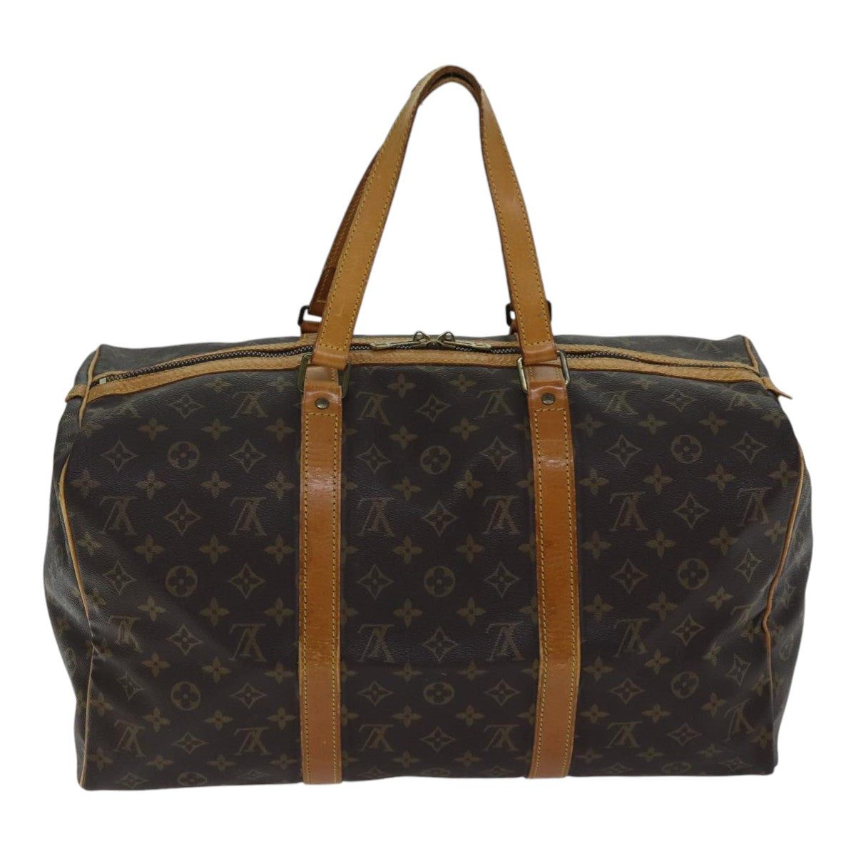 LOUIS VUITTON Monogram Sac Souple 45 Boston Bag M41624 LV Auth 88374