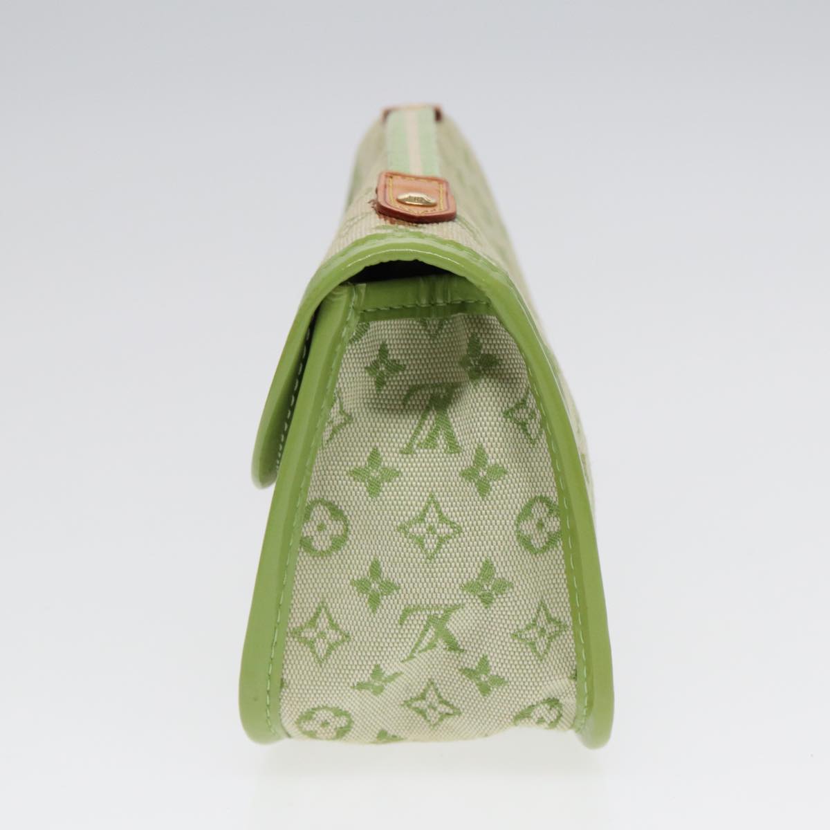 LOUIS VUITTON Monogram Mini Trousse Marie Kate Pouch Green M92935 Auth 88437
