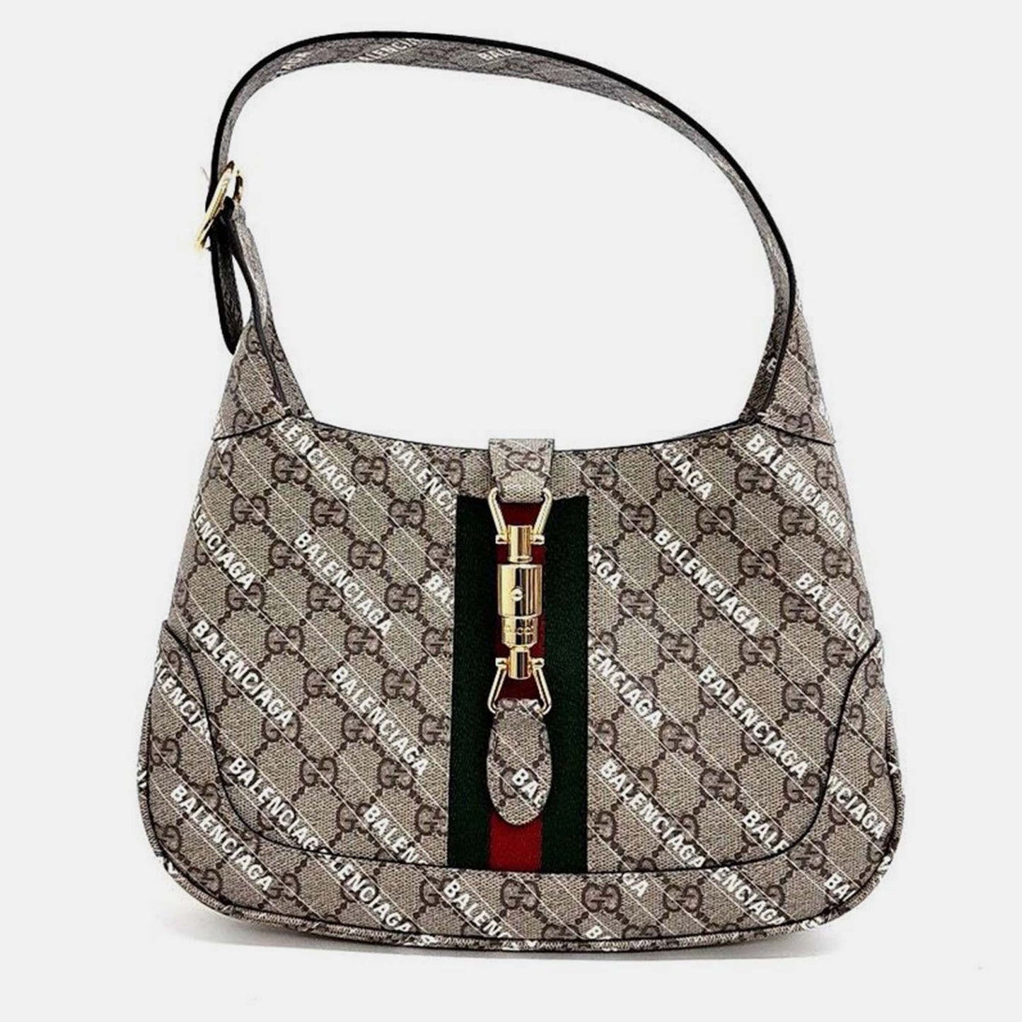 Gucci x Luxury Balenciaga  Hacker Project Jackie 1961 Small Hobo Bag