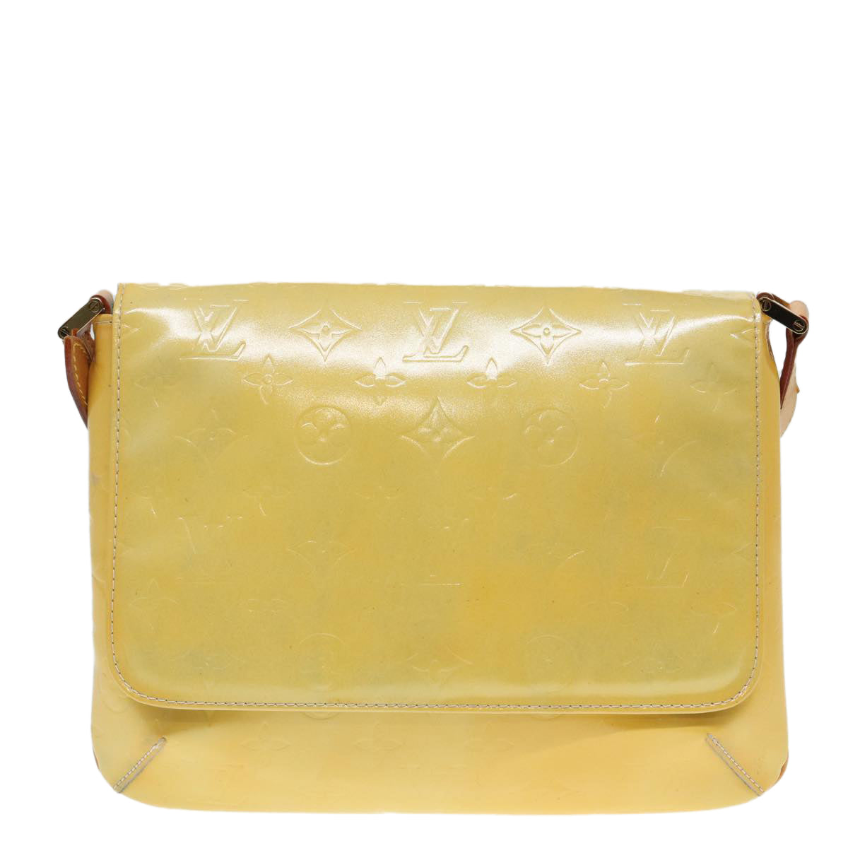 LOUIS VUITTON Monogram Vernis Thompson Street Bag Gris M91008 LV Auth 88637