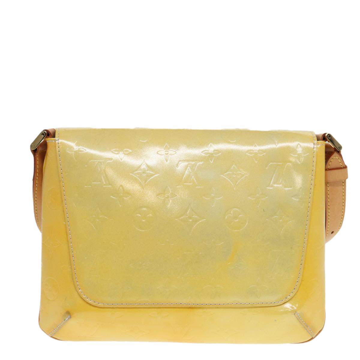 LOUIS VUITTON Monogram Vernis Thompson Street Bag Gris M91008 LV Auth 88637