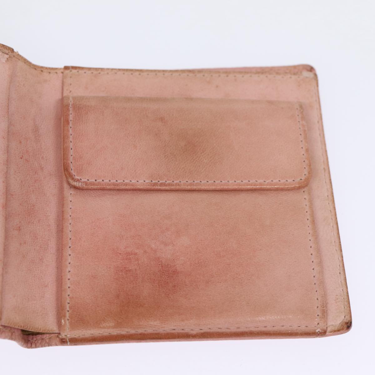 Top Quality Chanel COCO Mark Wallet Caviar Skin Pink Gold CC Auth 88731