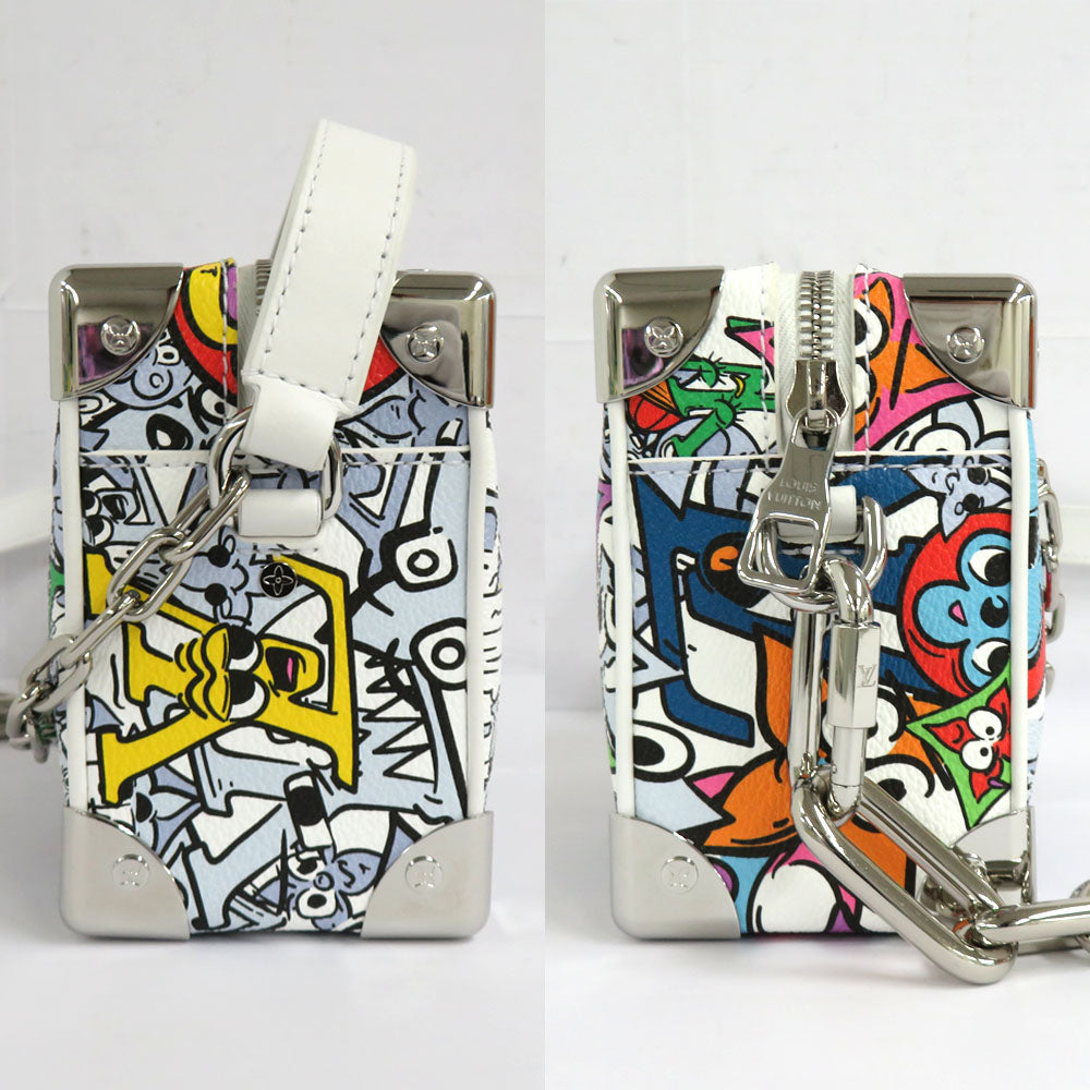 Louis Vuitton M82008 Monogram Comic 2023 Supreme Summer  Collection Crossbody White Multicolor Chain Leather Mens