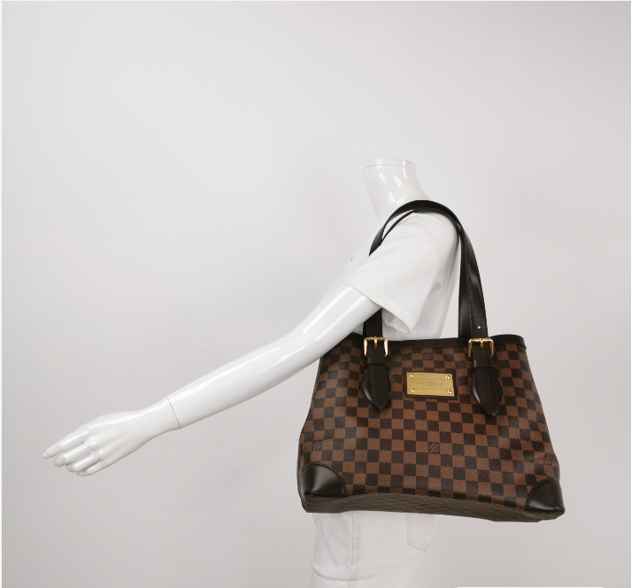 Preloved Louis Vuitton (LV)Hampstead MM Bag Brown 250212781059752