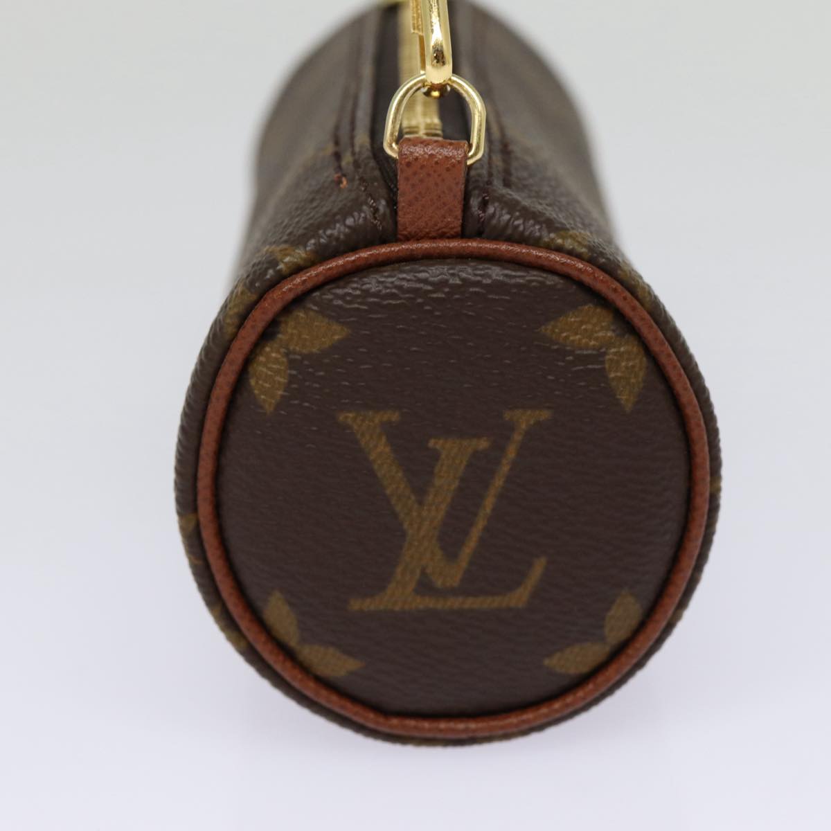 LOUIS VUITTON Monogram Papillon Pouch LV Auth 88901
