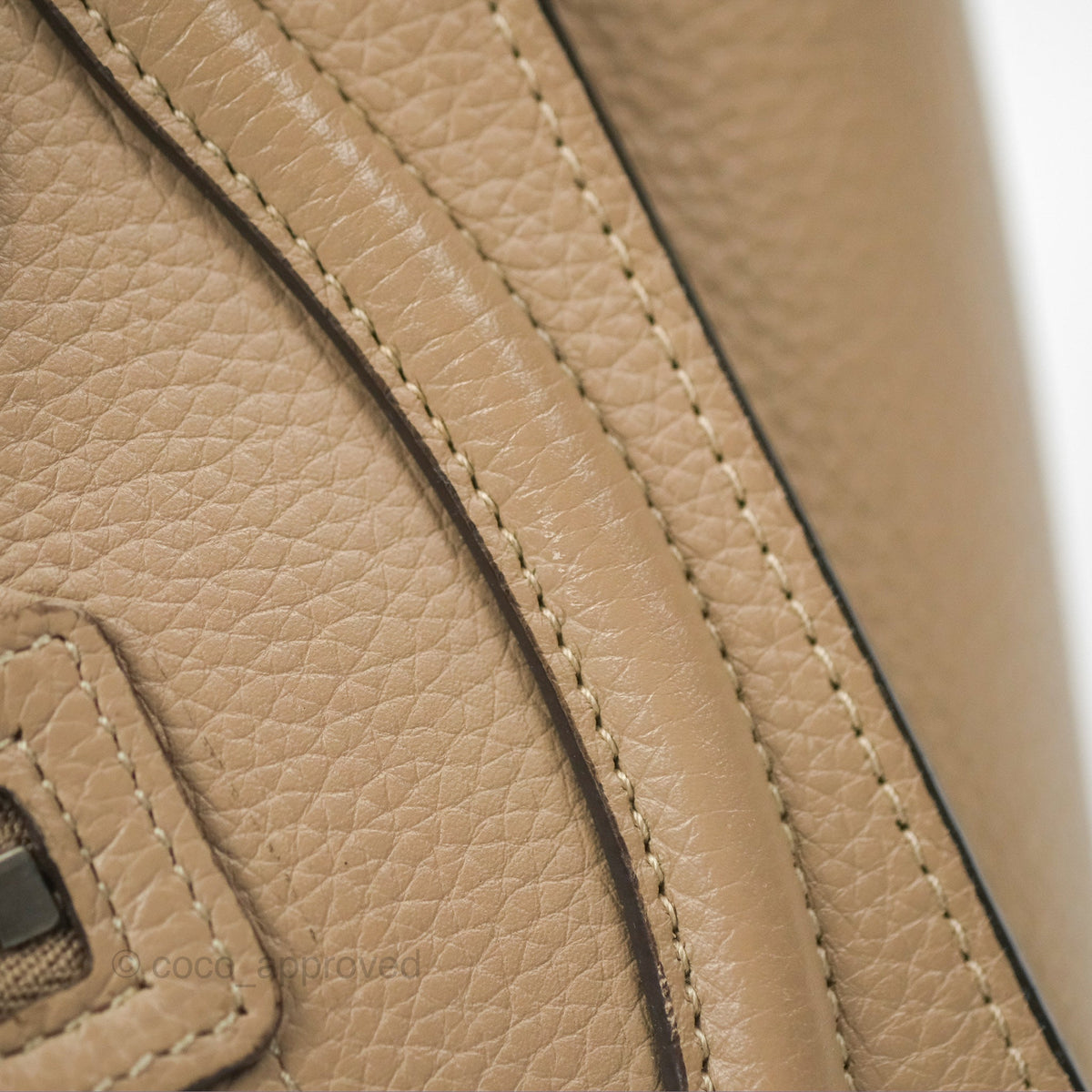 Celine Nano Luggage Bag Dune Drummed Calfskin
