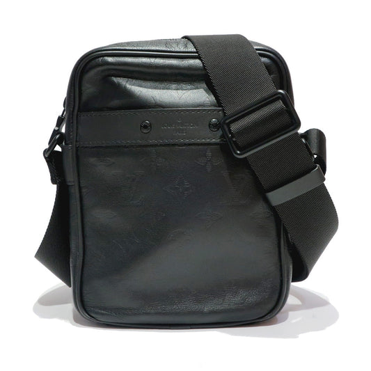 Louis Vuitton M43681 Monogram Shadow Bag Black Leather  Mens