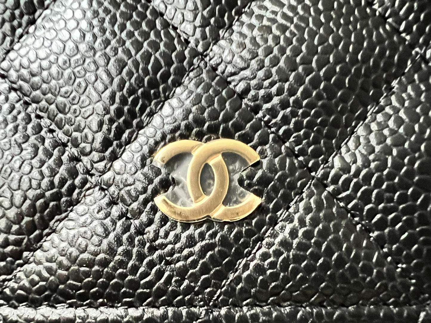 Chanel Black Caviar Wallet on Chain