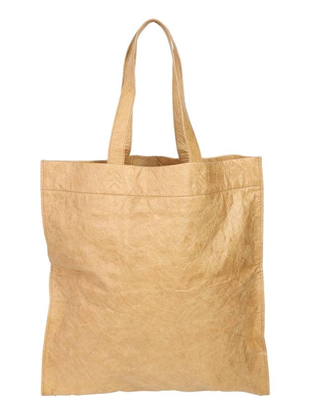Luxury Balenciaga  Logo Language Tote Bag Beige