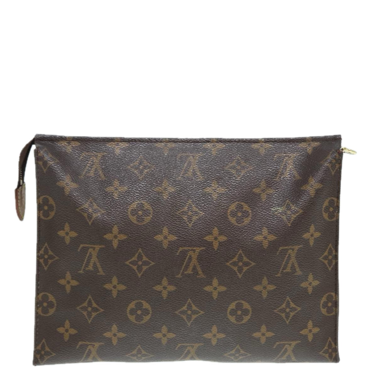 LOUIS VUITTON Monogram Poche Toilette 26 Pouch M47542 LV Auth 89337