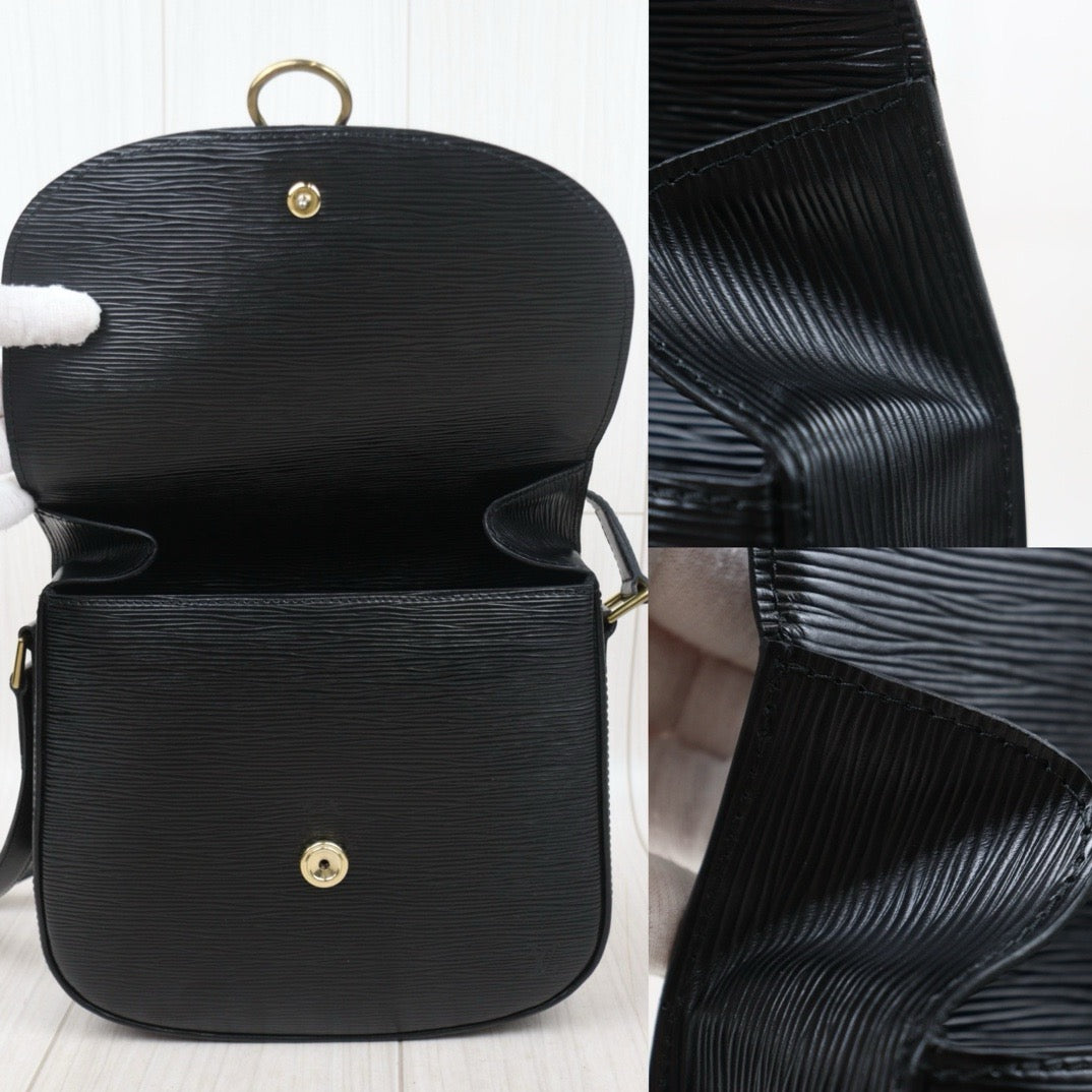 Very Good ( Rank A)｜LV Epi Saint-Cloud GM Shoulder Bag Black｜24100411