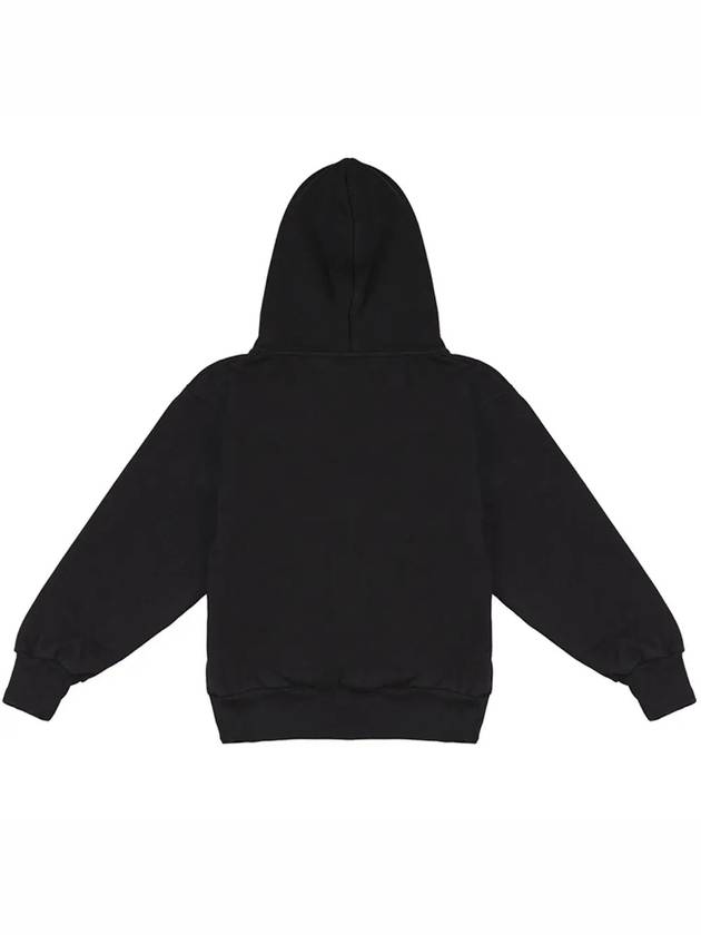 Luxury Balenciaga  Kids Logo Hoodie Black