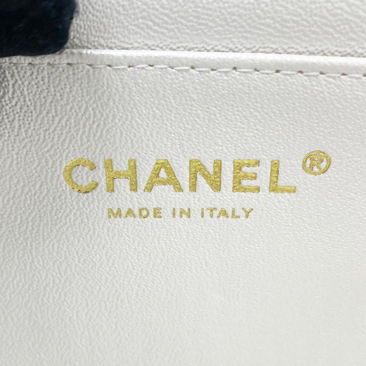 Chanel Mini Rectangular Flap Pearl White Calfskin