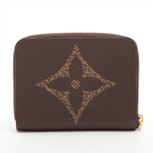 Louis Vuitton Monogram Giant Reversee Zippy Coin  M69354 Brown x Black Coin Power