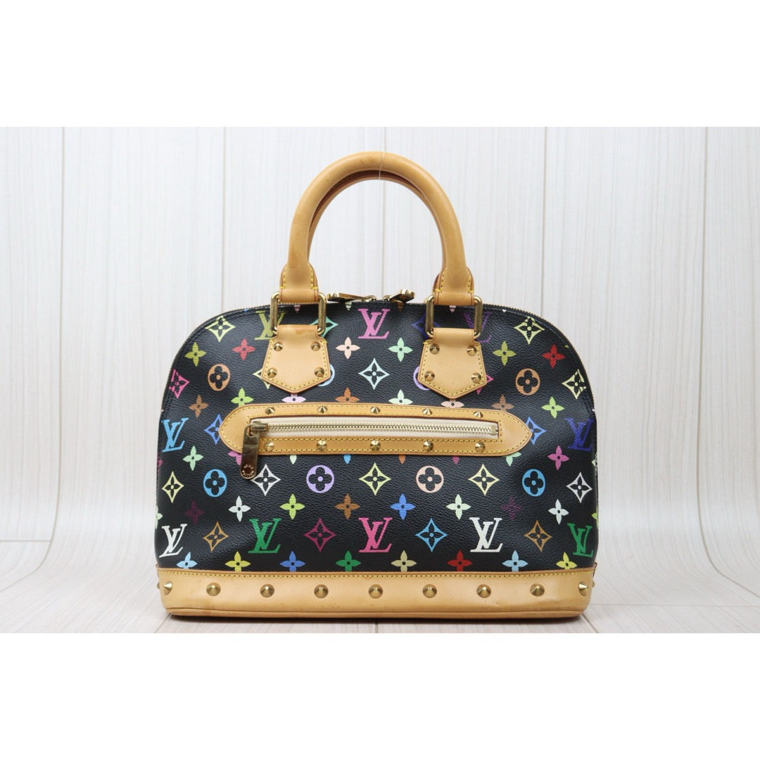 Good ( Rank AB)｜  LV Monogram  Multicolor Alma Black Hand Bag ｜24122619