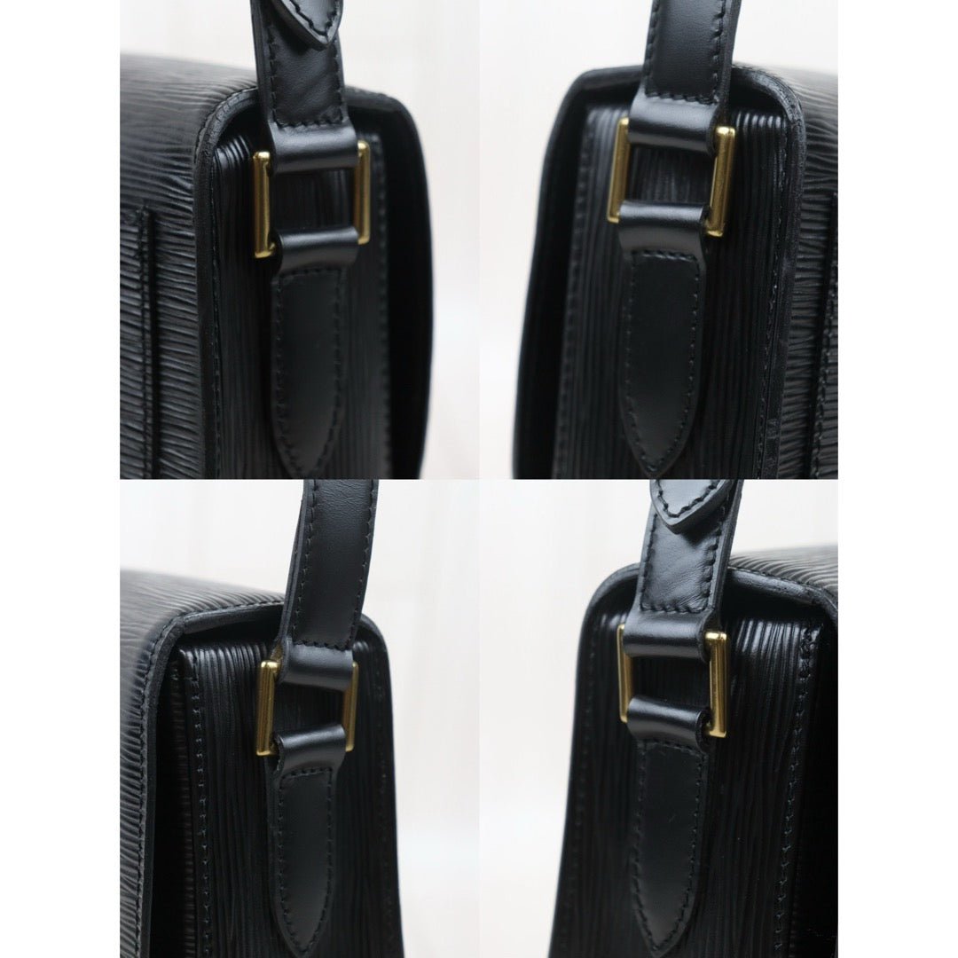 Very Good ( Rank A)｜LV Epi Saint-Cloud GM Shoulder Bag Black｜24100411