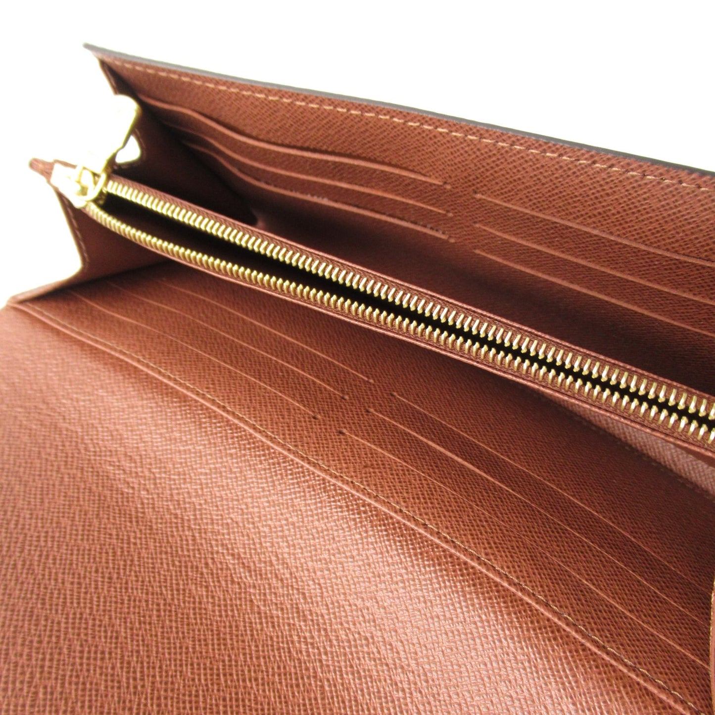 Louis Vuitton Portefolio Sarah Double Fold Wallet Wallet PVC Coated Canvas Monogram   Brown M60531