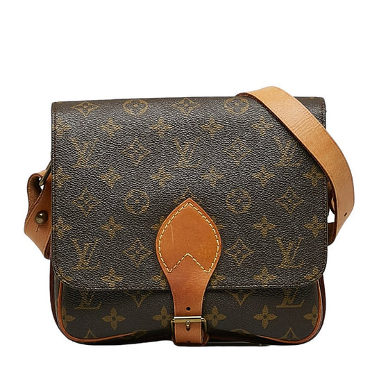 Louis Vuitton Monogram M51253 Shoulder Bag PVC/Leather Brown