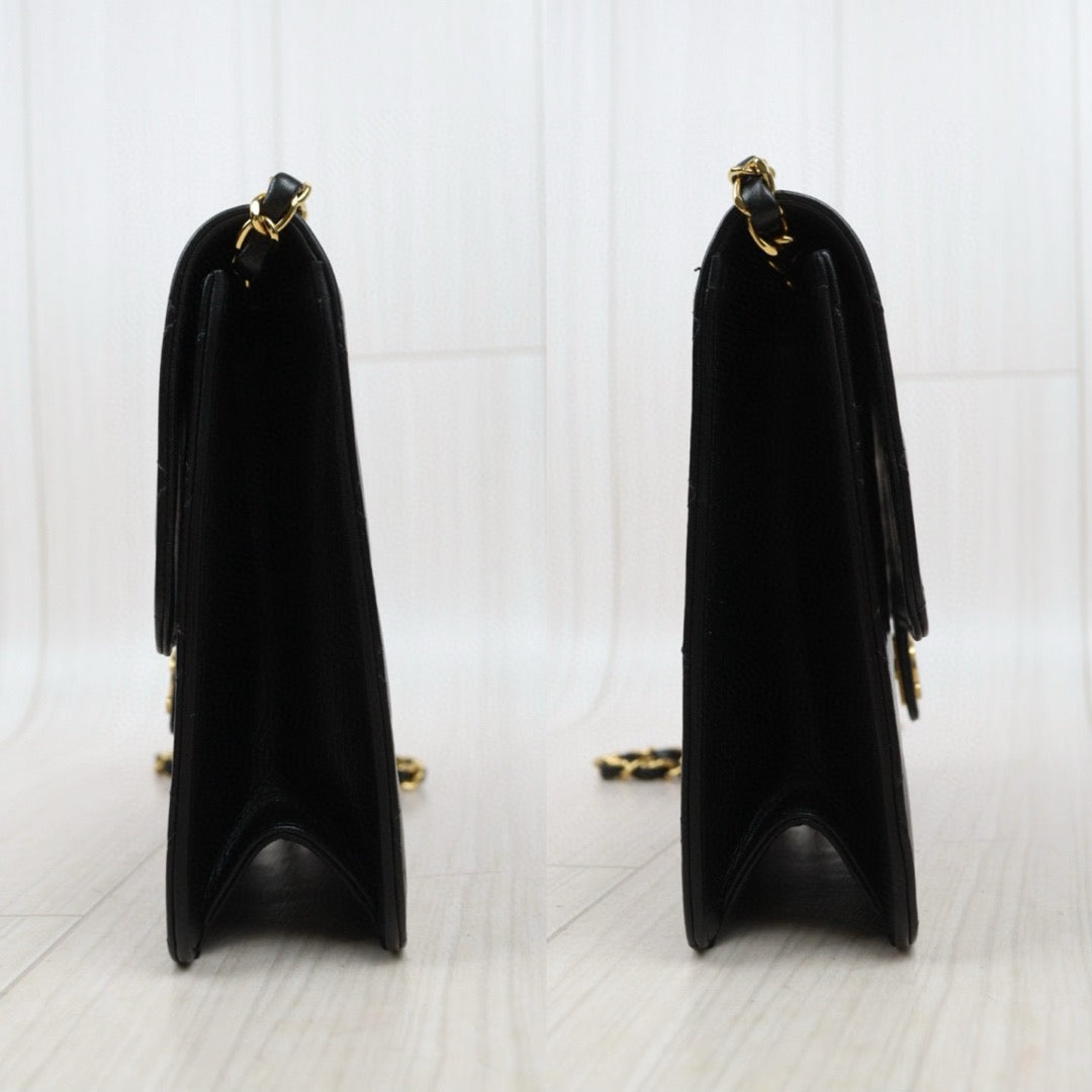 Very Good ( Rank A)｜ CHANEL  Lamb Skin Chain CF 25 Shoulder Bag Made in 1997-1999Year ｜24071901
