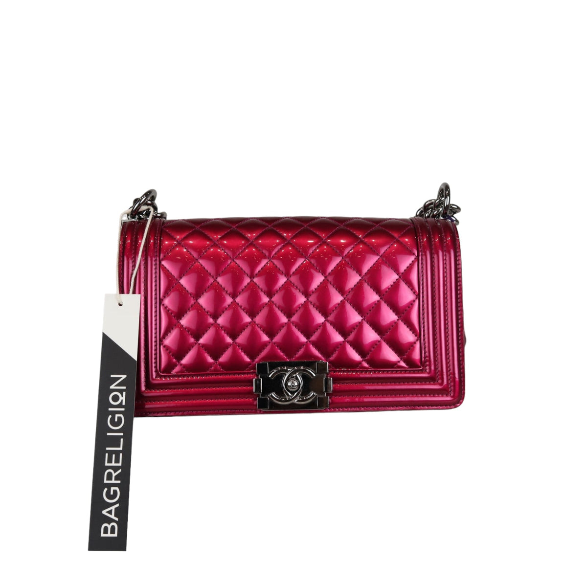 Old Medium Boy Patent Pink SHW