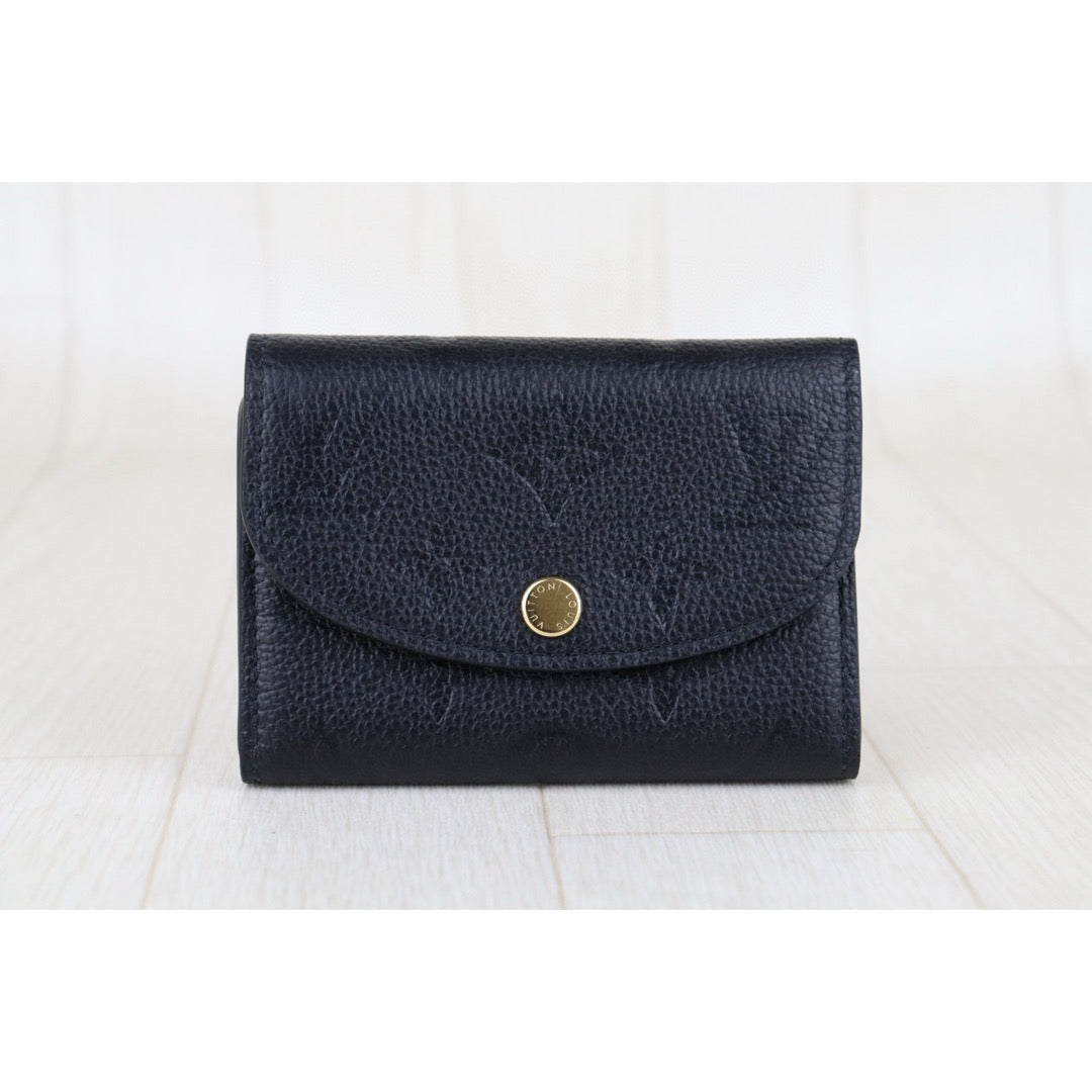 Very Good ( Rank A)｜ LV Monogram Calf Skin Card Holder Black IC Chips Model ｜Counter Price ￥69,300JPY｜H25022602