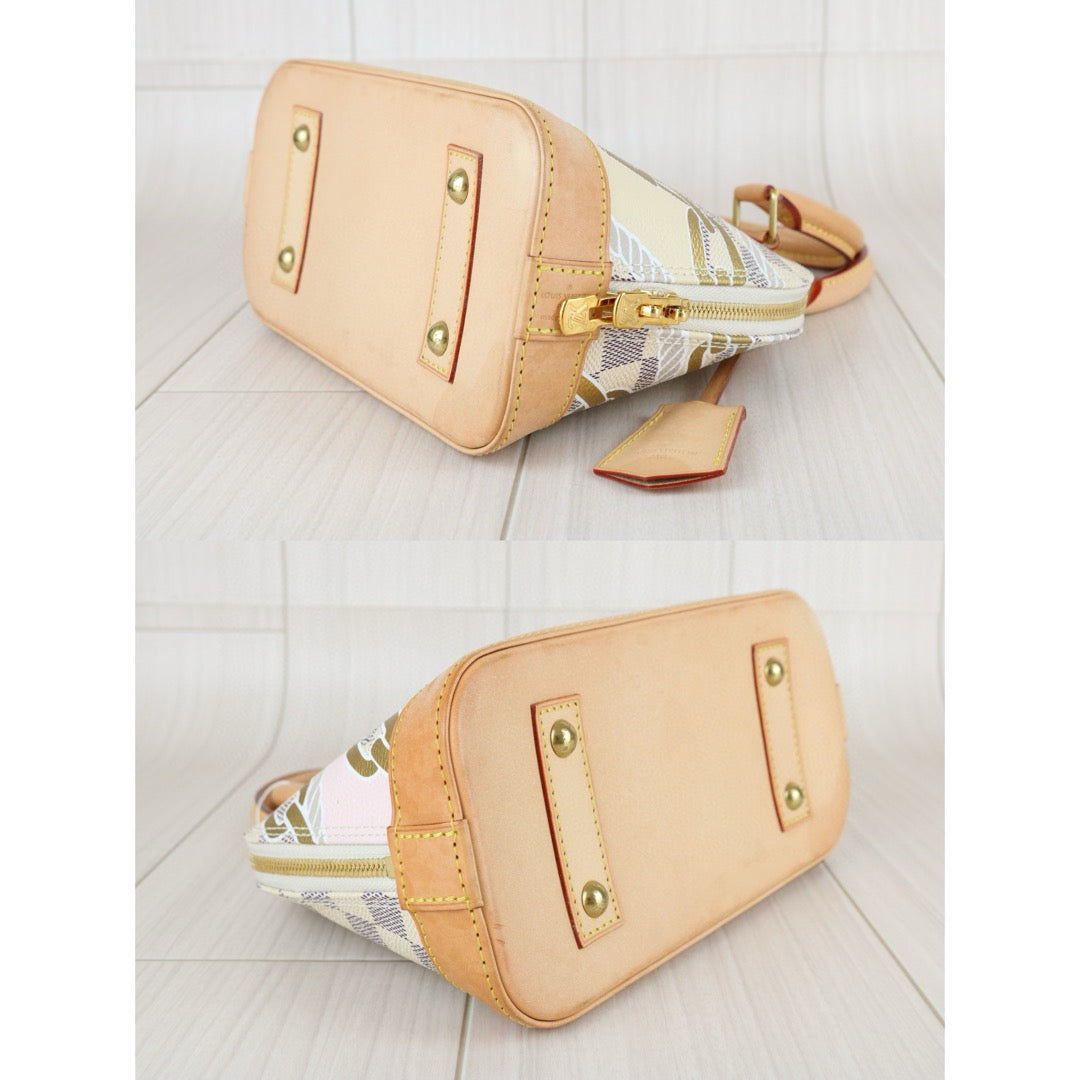 Good ( Rank AB)｜ LV Damier Azur Nautical Alma BB HandBag Shoulder Bag  IC Chips Model ｜X25032510
