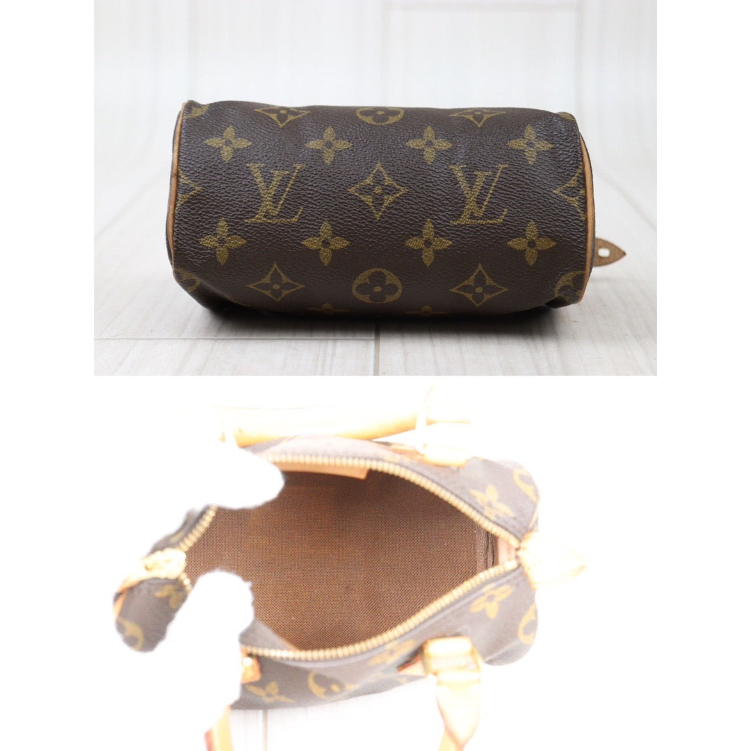 Rank AB ｜ LV Monogram Mini Speedy Handbag With Shoulder Strap｜24051304
