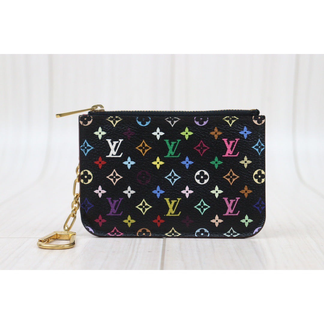 Rank AB ｜ LV Monogram Multicolor Card Holder  ｜24041803