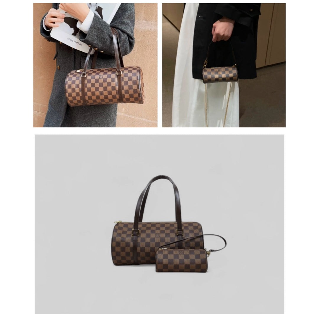 Very Good ( Rank A)｜ LV Damier Papillon 30 Handbag ｜25050801
