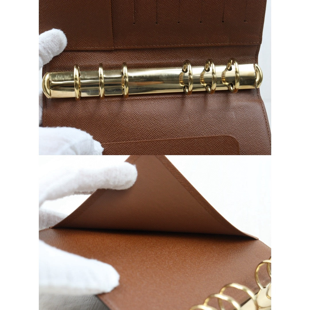 Good ( Rank AB) ｜ LV Monogram Medium Ring Agenda Cover Notebook Cover ｜Q25040305