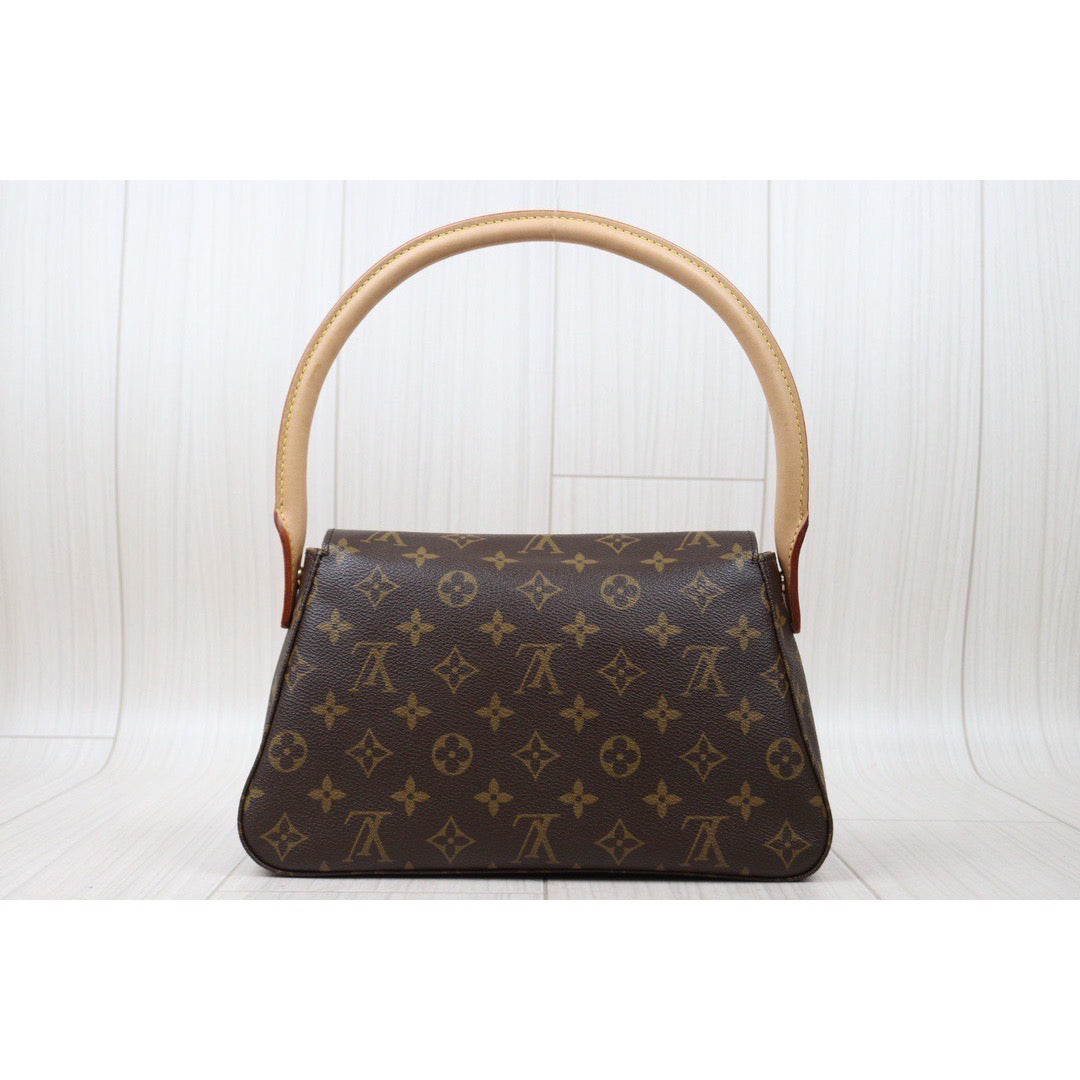 Rank AB ｜ LV Monogram Looping Mini Shoulder Bag ｜24061202