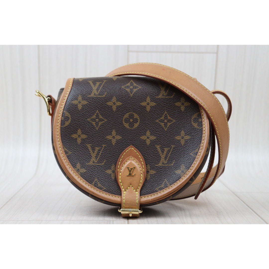 Rank AB｜ LV Monogram Tamburan Shoulder Bag Current Model｜S24061705