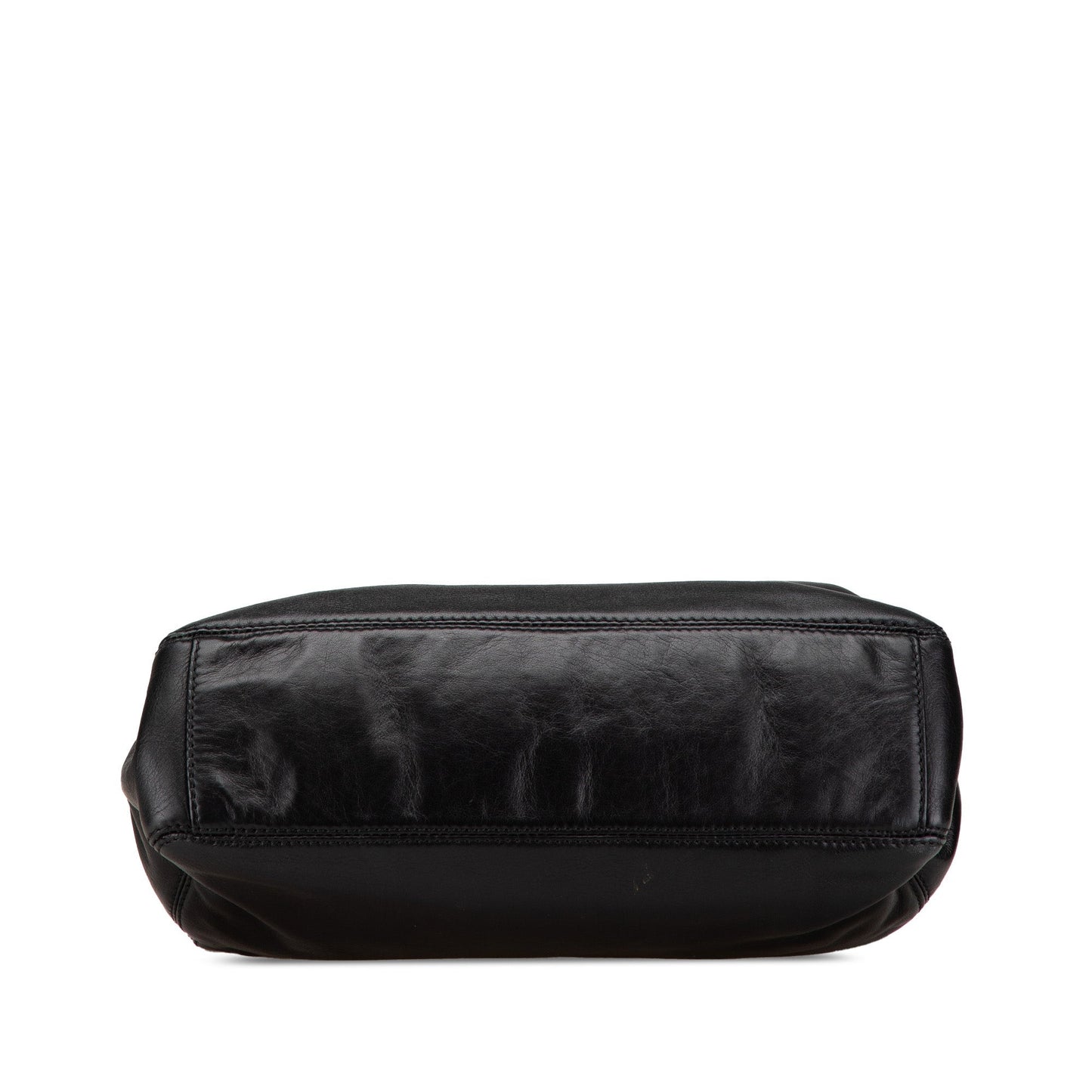 Black Chanel CC Lambskin Tortoise Handle Tote
