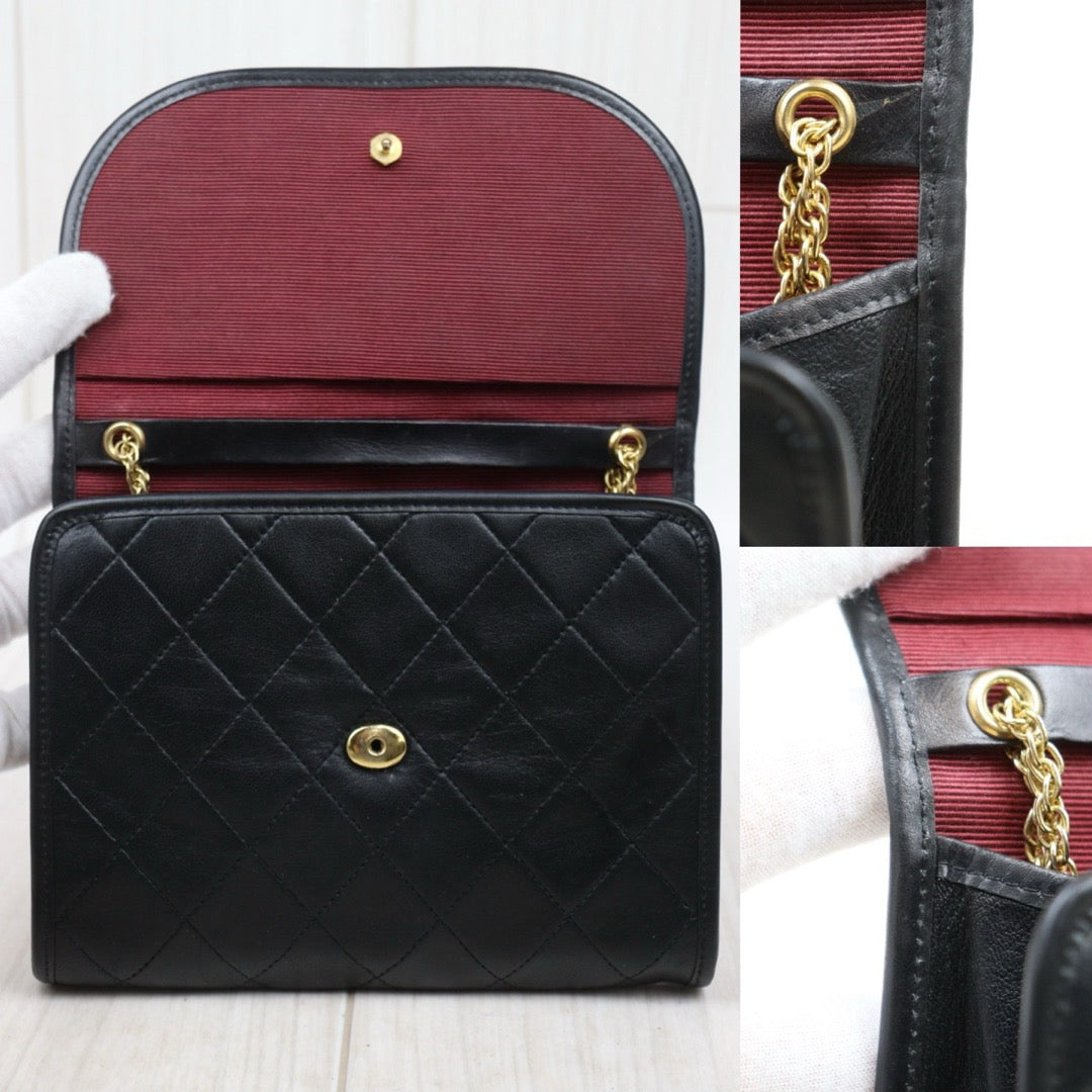 Good ( Rank AB)｜ CHANEL Mini Coco Mark Matrasse Lambskin Chain Shoulder Bag ｜25052901