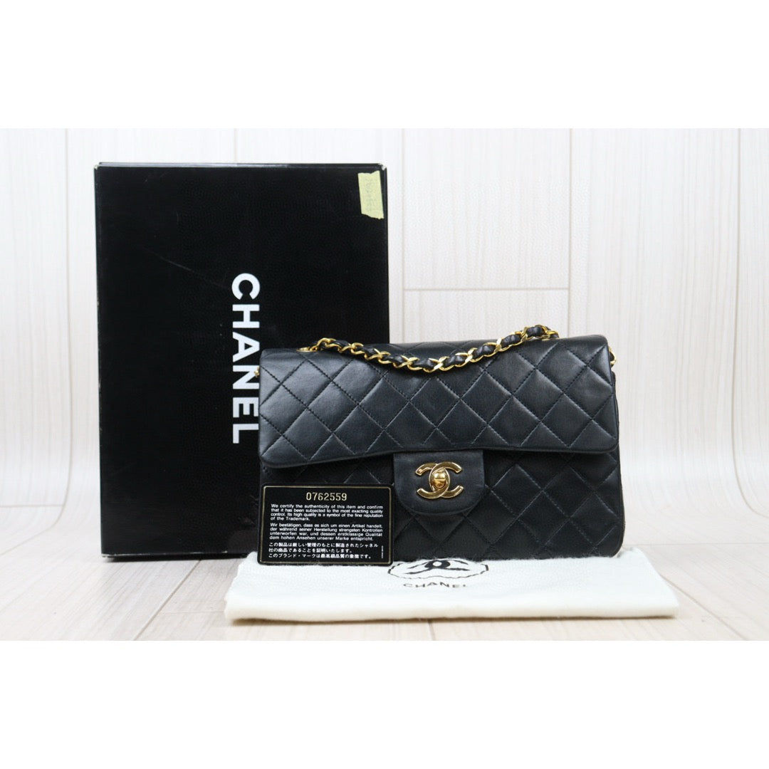 Good ( Rank AB)｜ CHANEL Matrasse Double Flap 23 Shoulder Bag Small Made In 1986～1988 Year｜25020606