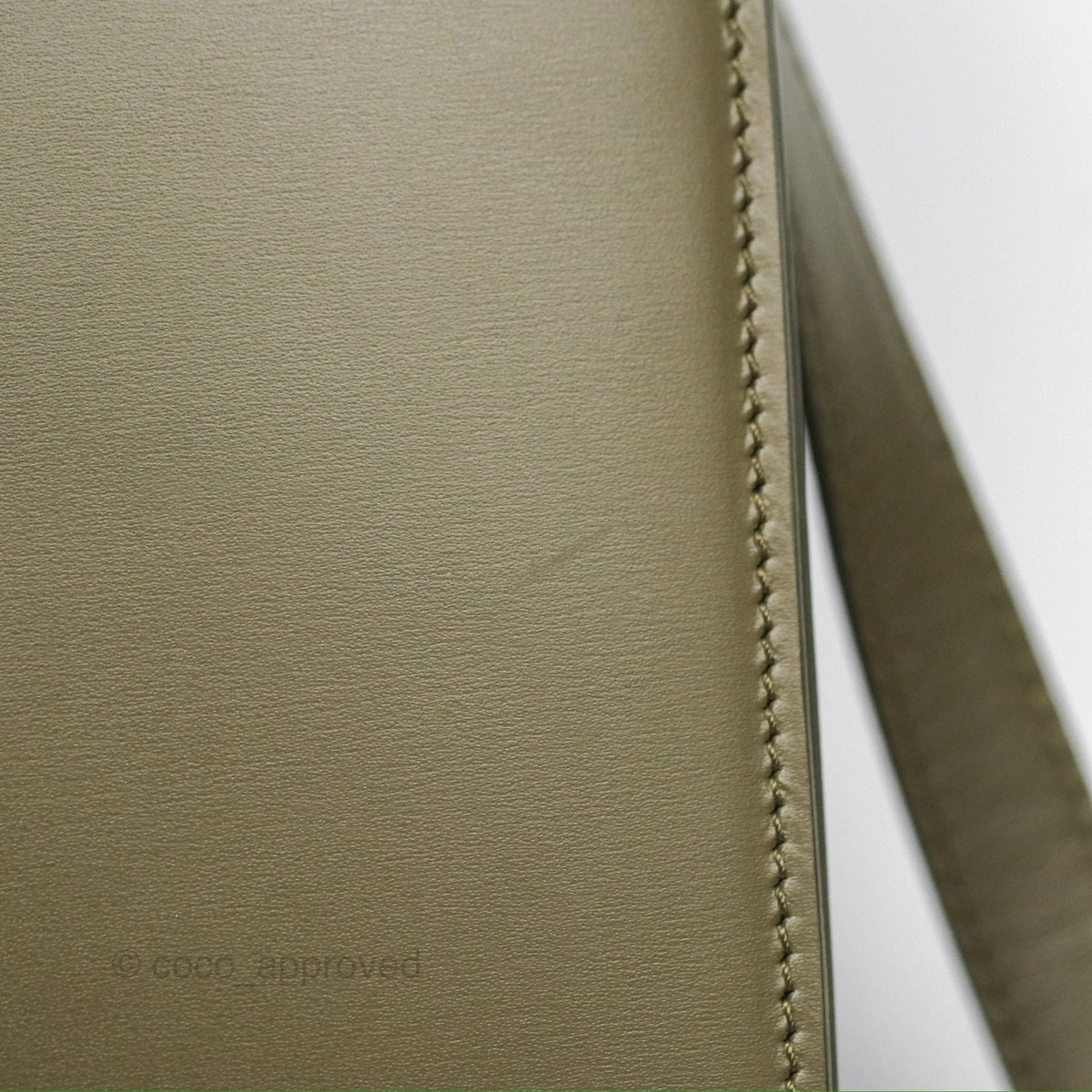 Celine Medium Classic Box Flap Dark Olive Green Box Calfskin Gold Hardware