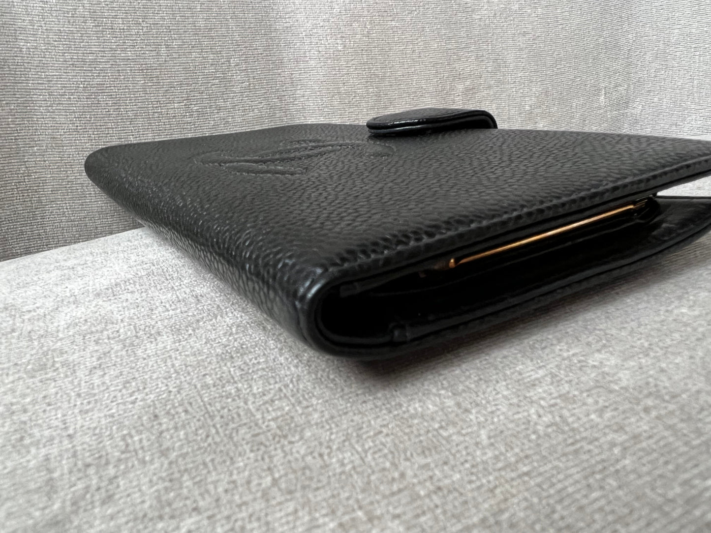 Chanel Black Caviar Timeless French Bifold Wallet