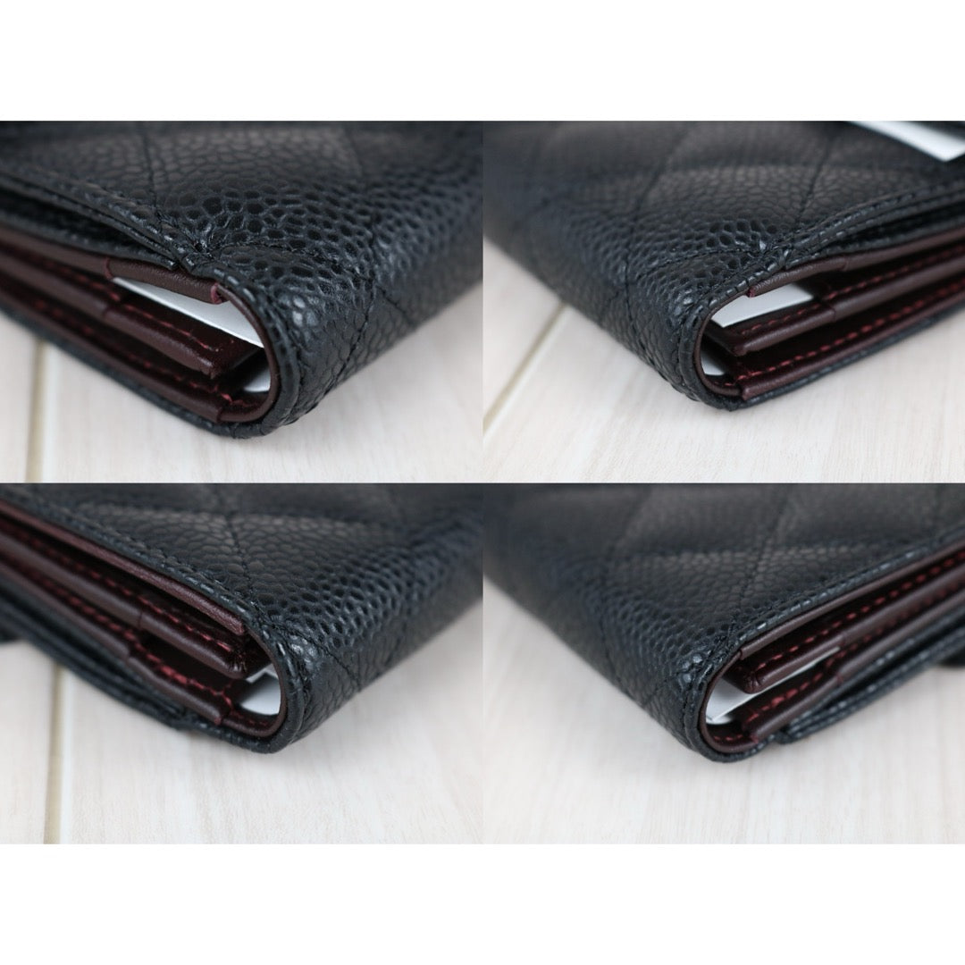Excellent（Rank SA）｜CHANEL Caviar Skin Black Long Wallet Made In 2013- 2014Year｜X25051208