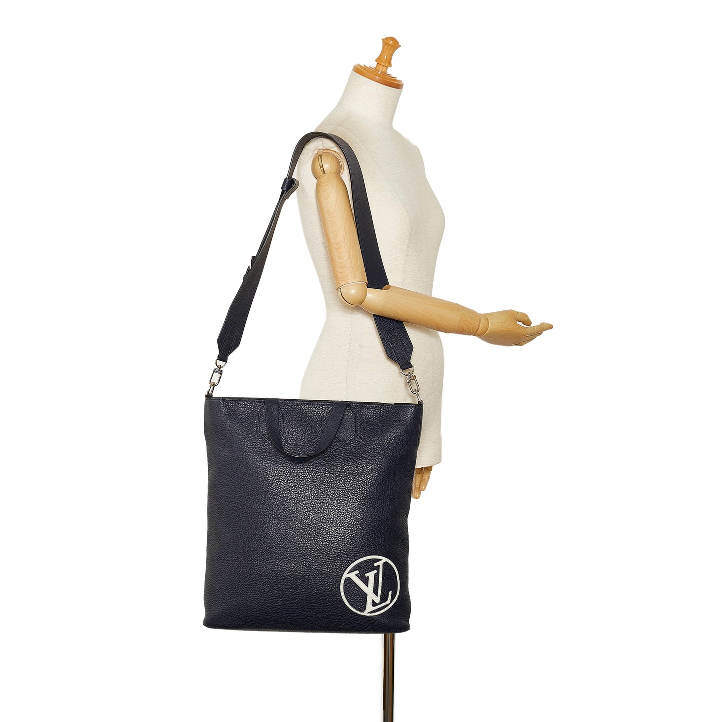 LOUIS VUITTON Taurillon East Side Tote MM Satchel