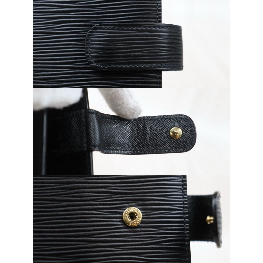 Very Good ( Rank A)｜ LV Epi MM Notebook Cover Black｜Q25030617