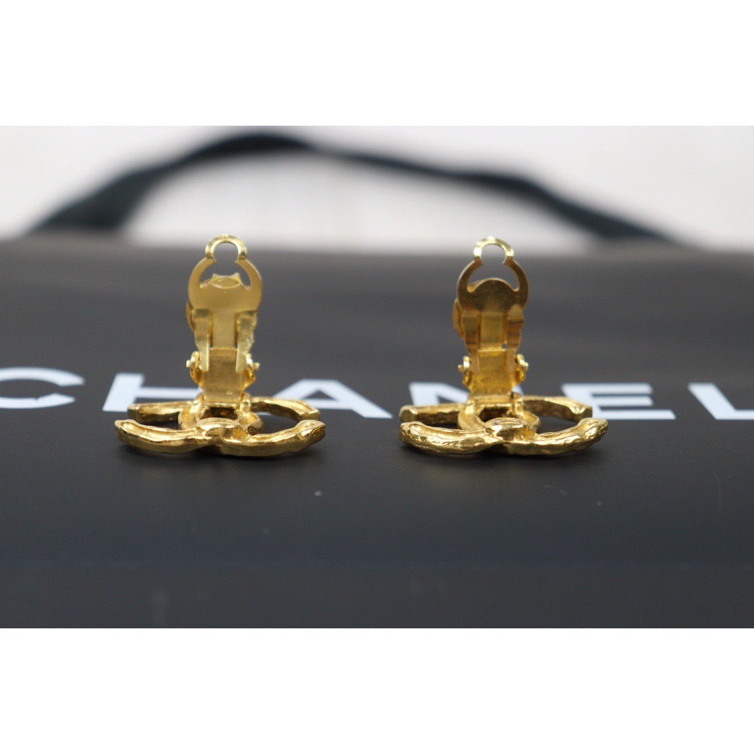 Very Good ( Rank A) ｜CHANEL COCO Earrings 18k Gold Plated ｜24061104