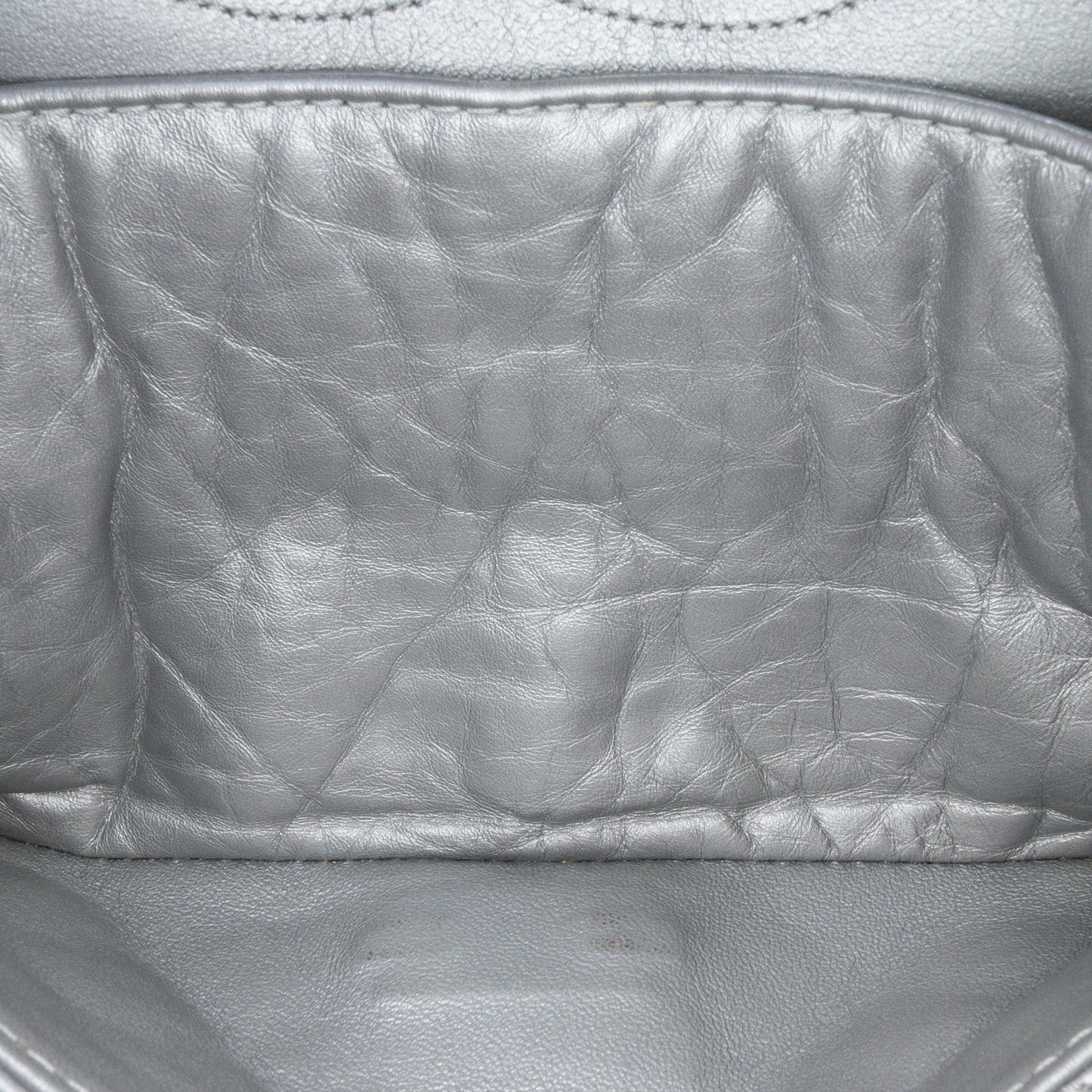 Silver Chanel Reissue 2.55 Aged Calfskin Flap 225 Shoulder Bag