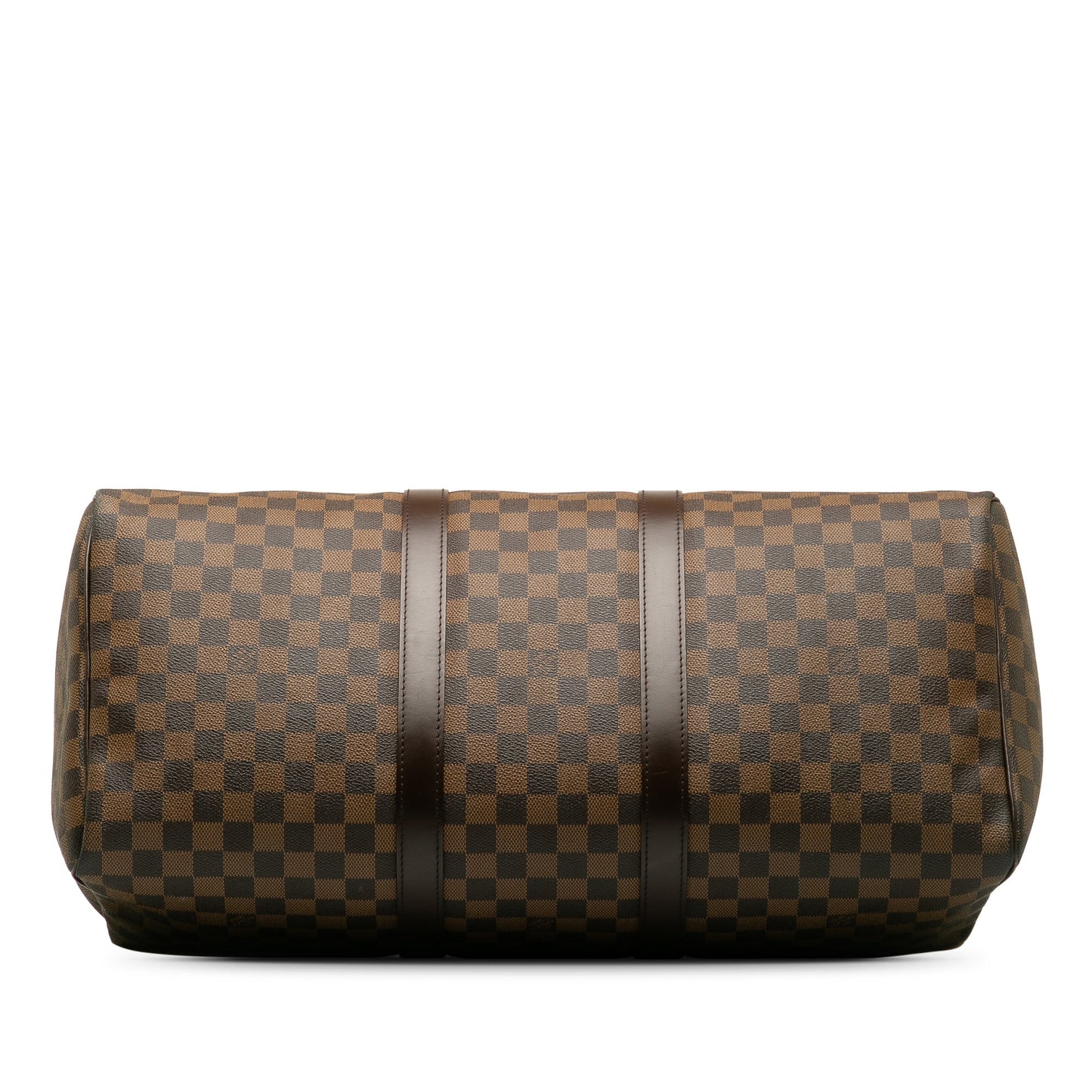 Brown Louis Vuitton Damier Ebene Keepall 50 Travel Bag