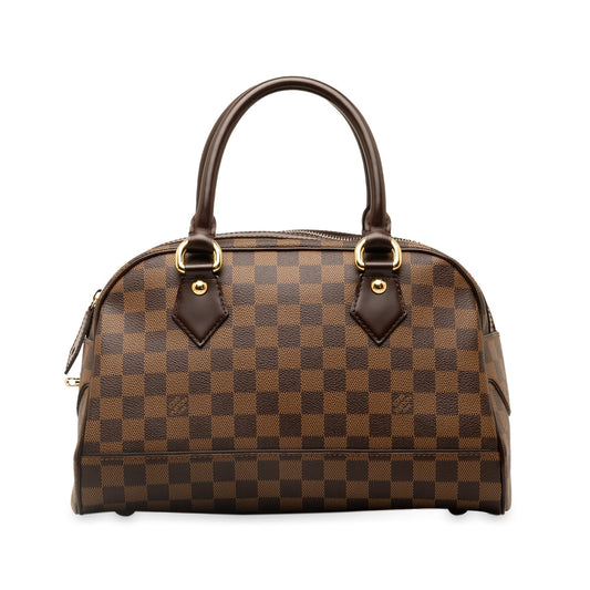 Brown Louis Vuitton Damier Ebene Duomo HandBag