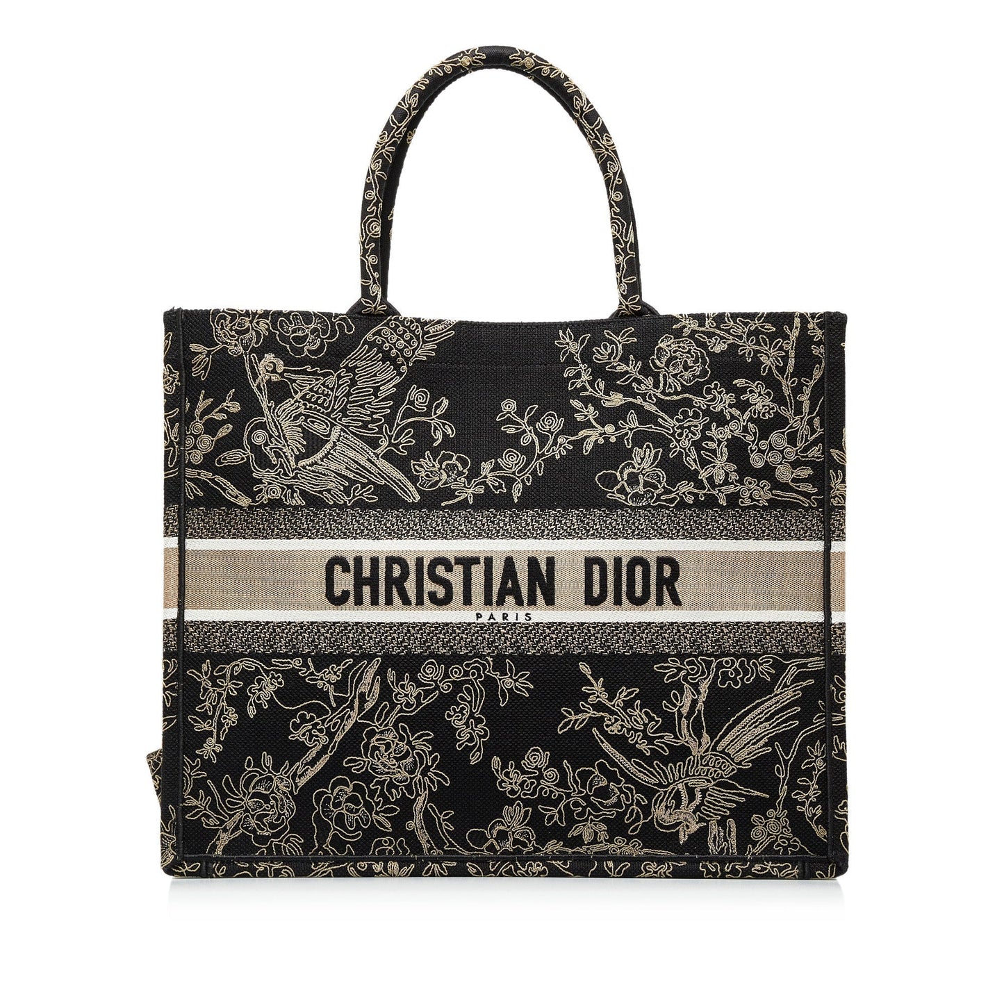 DIOR Large Ornamental Cornely Book Tote Tote Bag